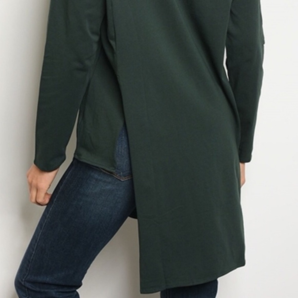 hunter green top - Picture 5 of 5